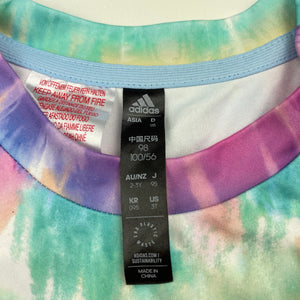 Girls Adidas, Disney Daisy Duck rainbow sports / activewear top, GUC, size 2-3,  