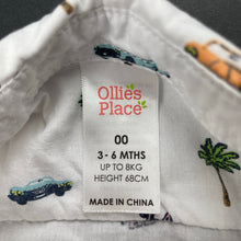 Load image into Gallery viewer, Boys Ollies Place, lightweight cotton short sleeve shirt, FUC, size 00,  
