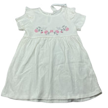Load image into Gallery viewer, Girls H&amp;M, embroidered lightweight stretchy soft feel dress, NEW, size 2, L: 42cm