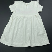 Load image into Gallery viewer, Girls H&amp;M, embroidered lightweight stretchy soft feel dress, NEW, size 2, L: 42cm