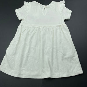 Girls H&M, embroidered lightweight stretchy soft feel dress, NEW, size 2, L: 42cm