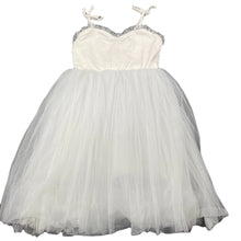 Load image into Gallery viewer, Girls KID, white tulle party dress, GUC, size 2, L: 52cm