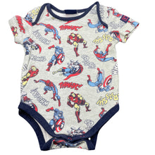 Load image into Gallery viewer, Boys Marvel, Comics superhero cotton bodysuit / romper, GUC, size 00,  