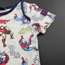 Load image into Gallery viewer, Boys Marvel, Comics superhero cotton bodysuit / romper, GUC, size 00,  