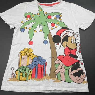 Girls DIsney, Minnie Mouse cotton pyjama t-shirt / top, EUC, size 14,  