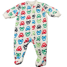 Load image into Gallery viewer, Boys Dymples, soft fleece zip coverall / romper, GUC, size 000,  