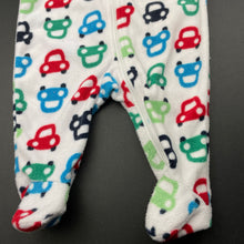 Load image into Gallery viewer, Boys Dymples, soft fleece zip coverall / romper, GUC, size 000,  