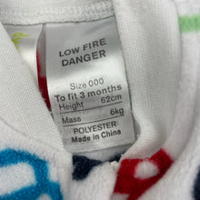 Load image into Gallery viewer, Boys Dymples, soft fleece zip coverall / romper, GUC, size 000,  