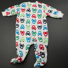 Load image into Gallery viewer, Boys Dymples, soft fleece zip coverall / romper, GUC, size 000,  