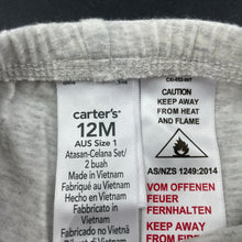 Load image into Gallery viewer, Girls Carters, grey marle stretchy leggings / bottoms, EUC, size 1,  