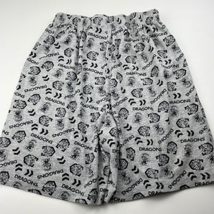 Boys NRL Supporter, St George Dragons pyjama shorts, elasticated, EUC, size 12-14,  