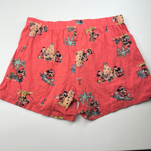 Girls DIsney, Minnie Mouse Christmas cotton pyjama shorts, EUC, size 14,  