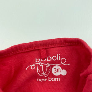 unisex Boboli, cotton t-shirt / top, mice, EUC, size 000,  