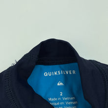 Load image into Gallery viewer, Boys Quiksilver, short sleeve rashie / swim top, EUC, size 2,  
