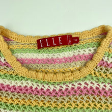 Load image into Gallery viewer, Girls ELLE PETITE, crocheted cotton top, L: 45cm, armpit to armpit: 32cm, EUC, size 5-6,  