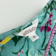 Load image into Gallery viewer, Girls Milkshake, cotton lined floral long sleeve dress, small catches, FUC, size 6, L: 60cm