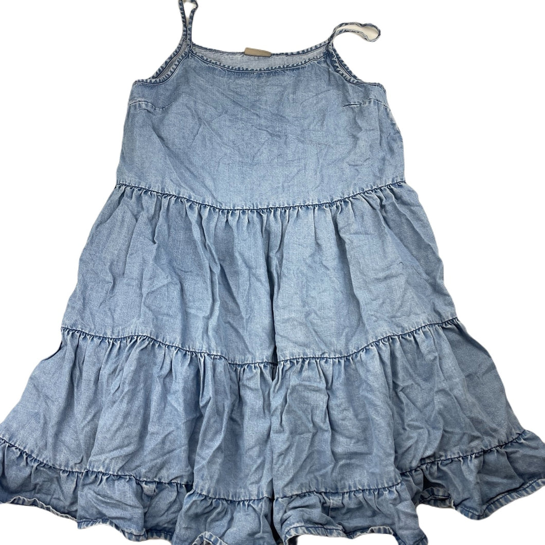 Girls Next, blue tencell casual dress, FUC, size 11, L: 74cm