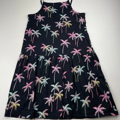 Girls H&M, cotton casuasl summer dress, wash fade, FUC, size 9-10, L: 74cm