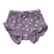 Load image into Gallery viewer, Girls Dymples, floral organic cotton blend shorts, elasticated, EUC, size 0,  