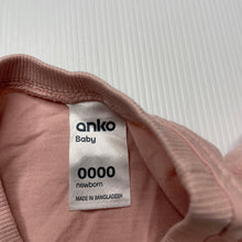 Load image into Gallery viewer, Girls Anko, pink cotton t-shirt / top, EUC, size 0000,  