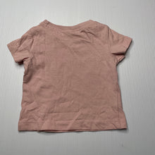 Load image into Gallery viewer, Girls Anko, pink cotton t-shirt / top, EUC, size 0000,  