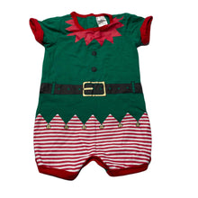 Load image into Gallery viewer, unisex Baby Berry, novelty Christmas romper, GUC, size 0,  