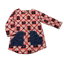 Load image into Gallery viewer, Girls BQT, floral long sleeve dress, EUC, size 0, L: 37cm