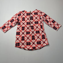 Load image into Gallery viewer, Girls BQT, floral long sleeve dress, EUC, size 0, L: 37cm