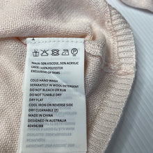 Load image into Gallery viewer, Girls Bardot Junior, soft feel lightweight knit cardigan, lace trim, EUC, size 1,  