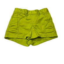 Load image into Gallery viewer, Girls GAP, green stretch cotton shorts, elasticated, small marks back left, FUC, size 2,  