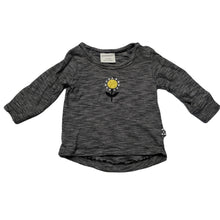 Load image into Gallery viewer, Girls Marquise, embroidered cotton long sleeve top, flower, GUC, size 000,  