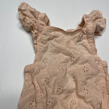 Load image into Gallery viewer, Girls Baby Berry, pink lightweight cotton summer romper, GUC, size 000,  