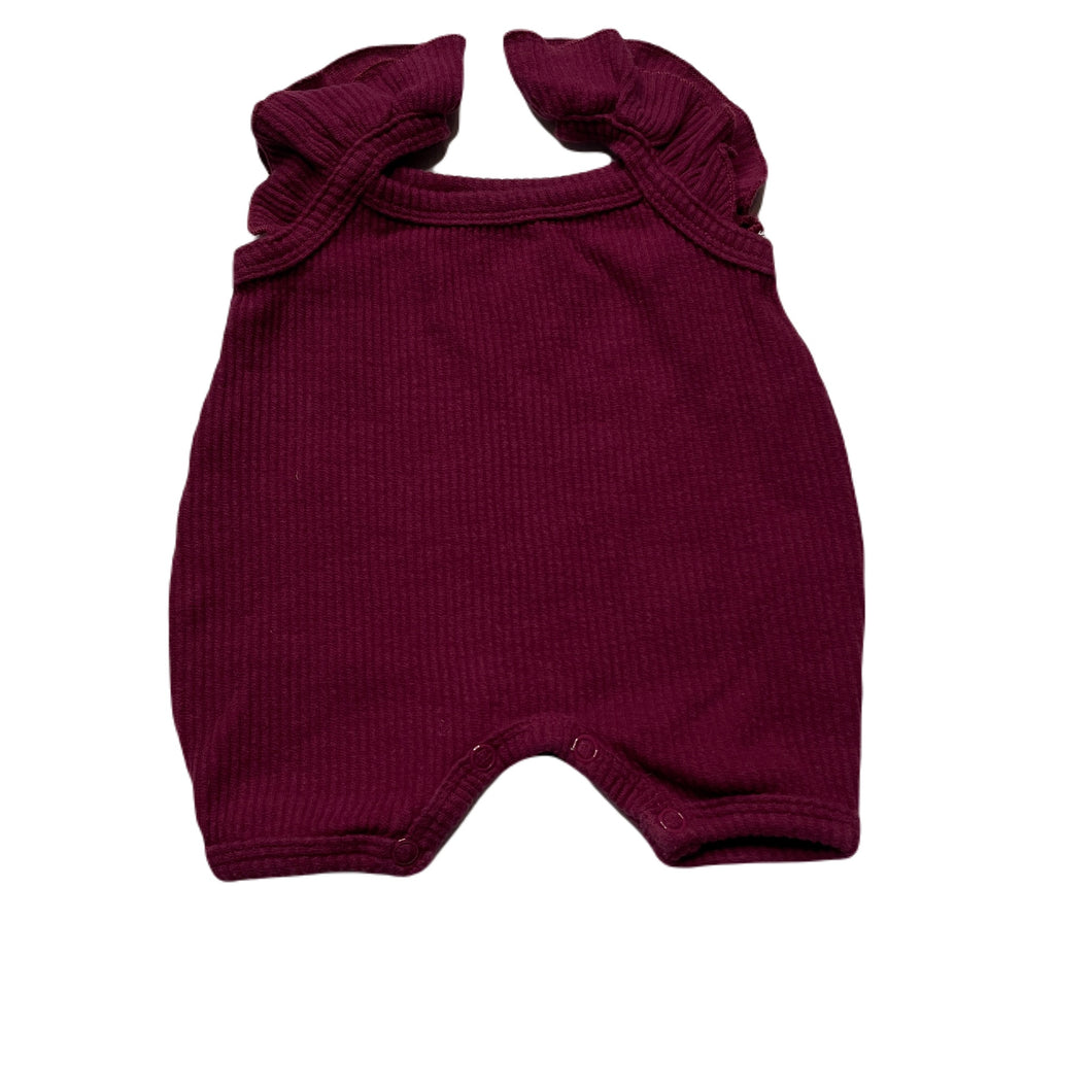 Girls Baby Berry, ribbed stretchy summer romper, EUC, size 0000,  