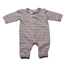 Load image into Gallery viewer, Girls Baby Berry, striped stretchy romper, EUC, size 0000,  