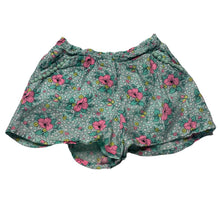 Load image into Gallery viewer, Girls Cotton On, lined lightweight floral cotton shorts, elasticated, FUC, size 0,  