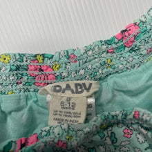 Load image into Gallery viewer, Girls Cotton On, lined lightweight floral cotton shorts, elasticated, FUC, size 0,  