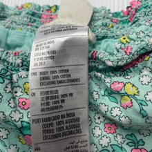 Load image into Gallery viewer, Girls Cotton On, lined lightweight floral cotton shorts, elasticated, FUC, size 0,  