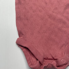 Load image into Gallery viewer, Girls Anko, pointelle cotton bodysuit / romper, EUC, size 000,  