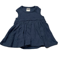 Load image into Gallery viewer, Girls Anko, ribbed cotton romper dress, EUC, size 0000,  