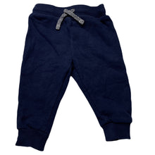 Load image into Gallery viewer, unisex Target, navy fleece lined track pants, elasticated, GUC, size 0,  