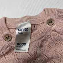 Load image into Gallery viewer, Girls Anko, lightweight knit long sleeve top, EUC, size 0000,  