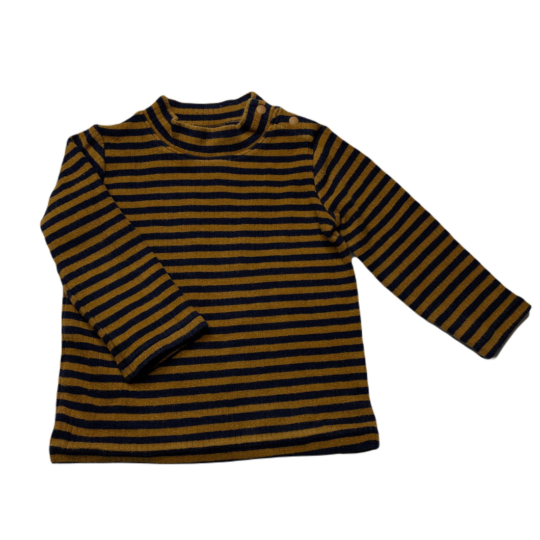 Boys Uniqlo, ribbed stretchy long sleeve top, FUC, size 1,  