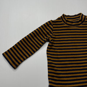 Boys Uniqlo, ribbed stretchy long sleeve top, FUC, size 1,  