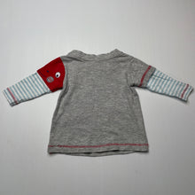 Load image into Gallery viewer, Boys Tiny Little Wonders, long sleeve t-shirt / top, dinosaur, GUC, size 000,  
