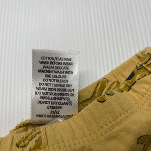 unisex Target, organic cotton blend leggings / bottoms, dogs, EUC, size 000,  