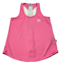 Load image into Gallery viewer, Girls Umbro, pink sports / activewear top, EUC, size 8,  