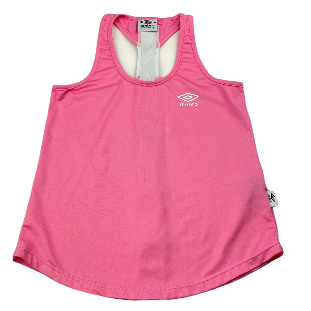 Girls Umbro, pink sports / activewear top, EUC, size 8,  