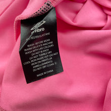 Load image into Gallery viewer, Girls Umbro, pink sports / activewear top, EUC, size 8,  