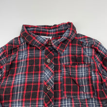 Load image into Gallery viewer, Boys Cotton On, checked cotton long sleeve shirt, GUC, size 5,  