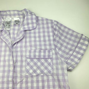 Girls Brilliant Basics, lightweight cotton pyjama shirt / top, EUC, size 10,  